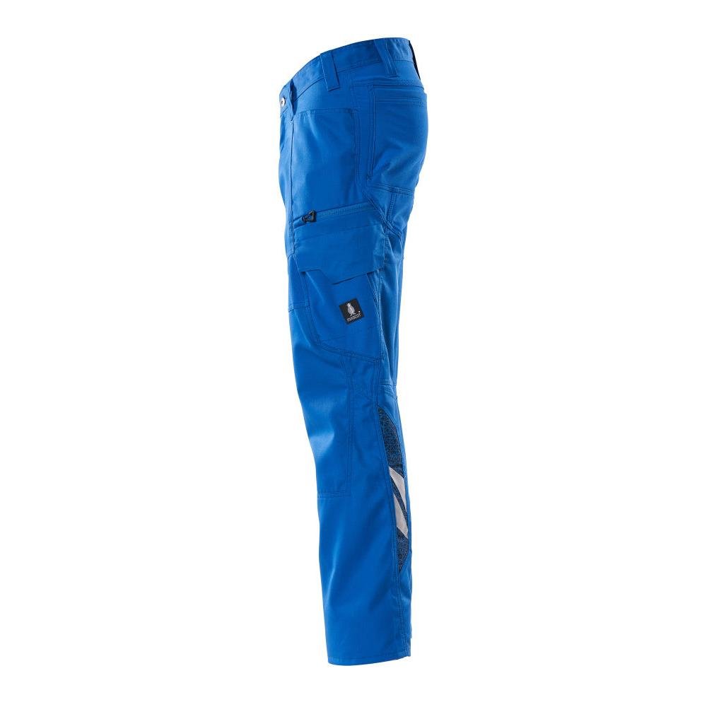 Hose, Schenkeltaschen, Stretch-Einsätze Hose, azurblau