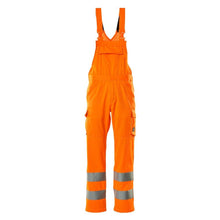 Latzhose, einfarbig Latzhose, hi-vis orange