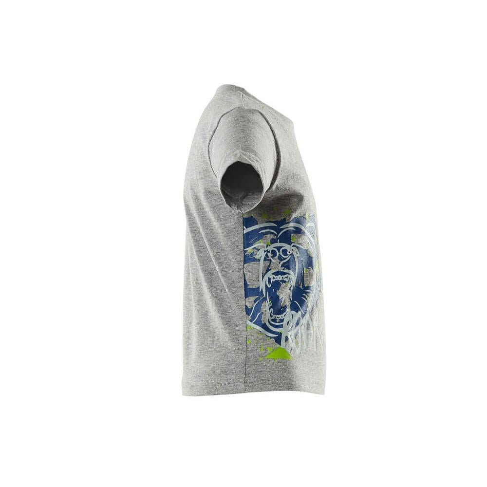 T-Shirt für Kinder, mit Druck T-Shirt für Kinder, grau-meliert