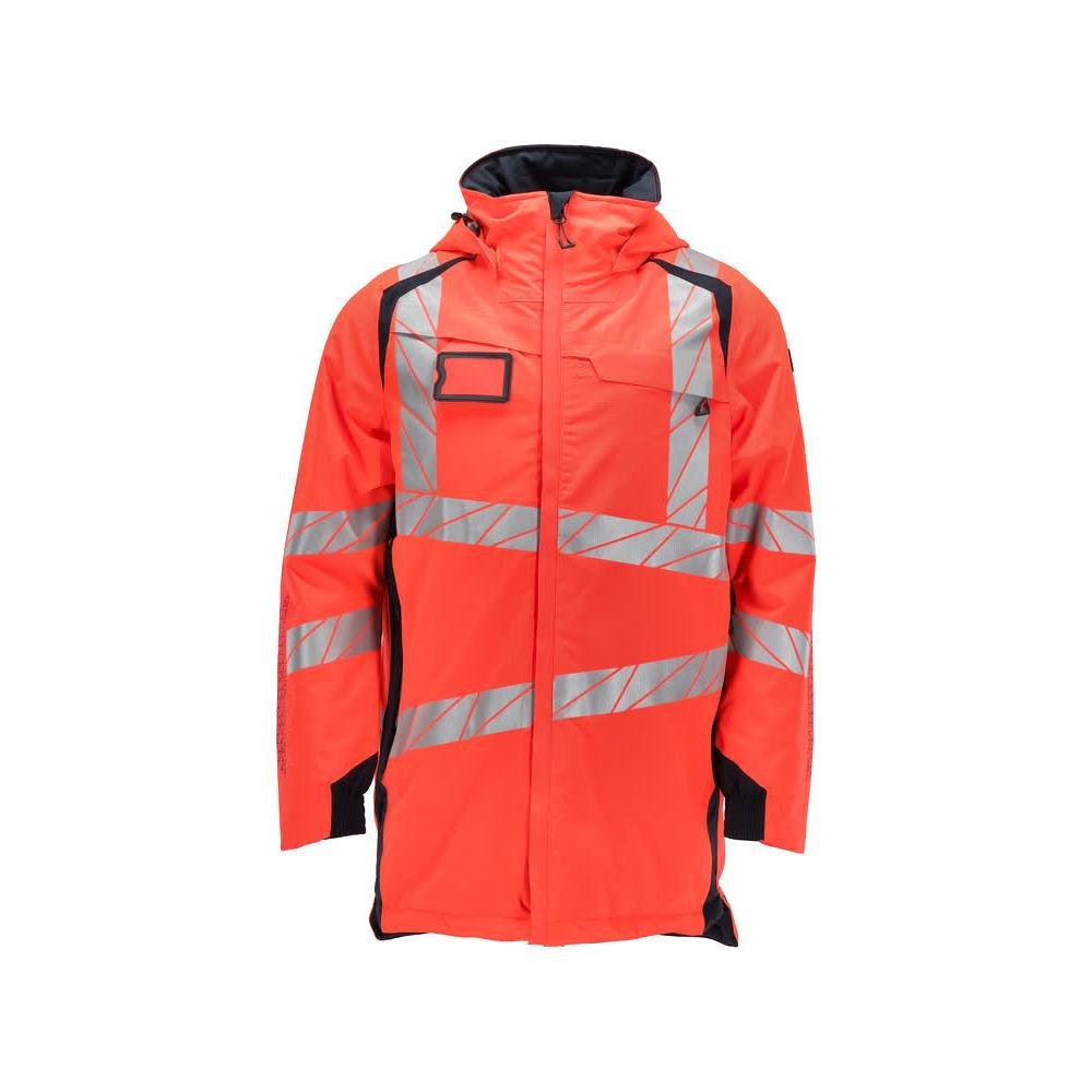 Parka CLIMASCOT®-Futter,geringes Gewicht Parka, Hi-vis rot/schwarzblau
