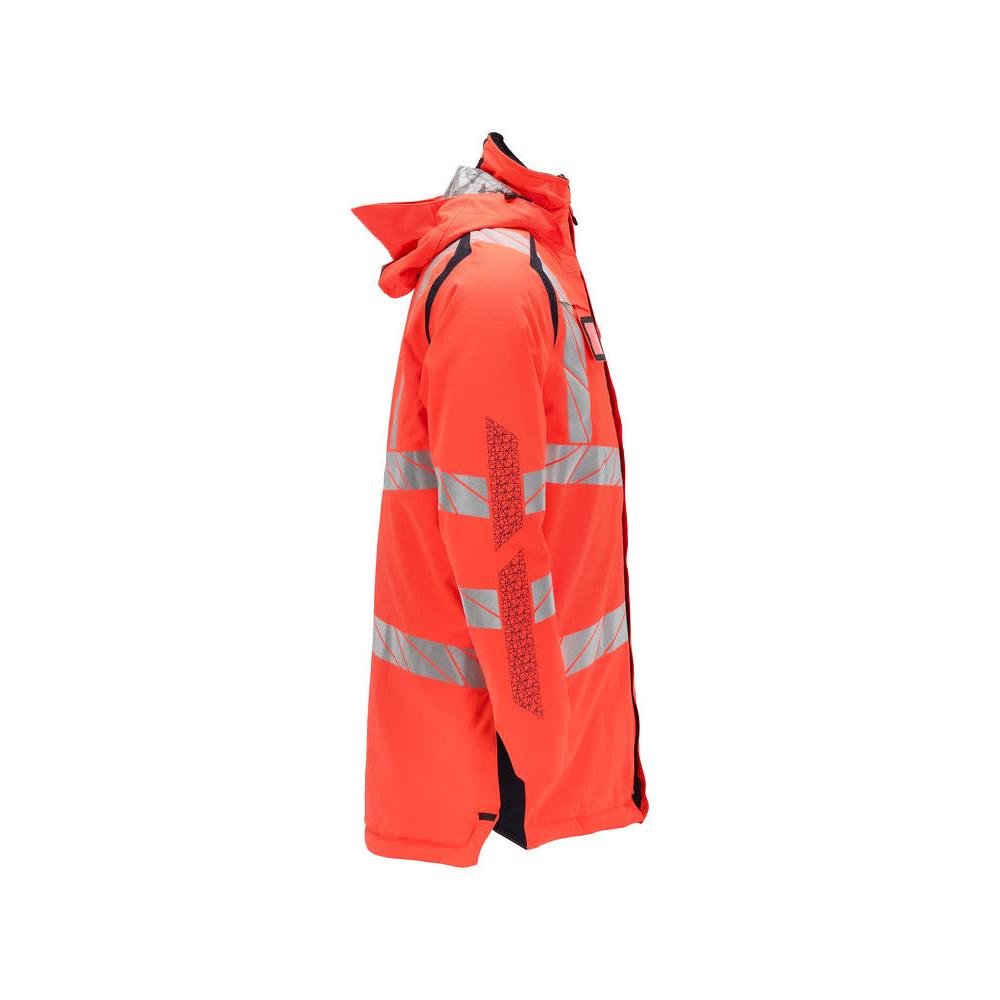 Parka CLIMASCOT®-Futter,geringes Gewicht Parka, Hi-vis rot/schwarzblau