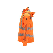 Winter jacket CLIMASCOT®, light weight winter jacket, hi-vis orange/dark anthracite