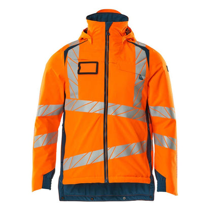 Winterjacke CLIMASCOT®, geringes Gewicht Winterjacke, hi-vis orange/dunkelpetroleum