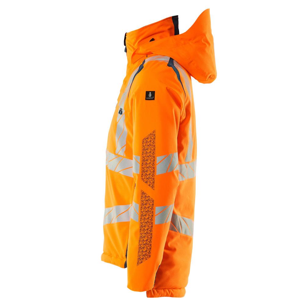 Winterjacke CLIMASCOT®, geringes Gewicht Winterjacke, hi-vis orange/dunkelpetroleum
