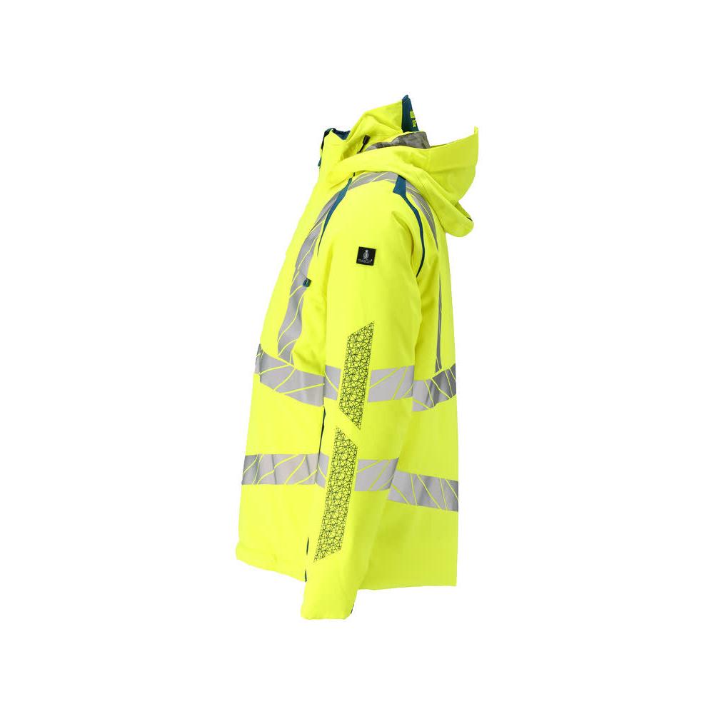 Winterjacke CLIMASCOT®, geringes Gewicht Winterjacke, hi-vis gelb/dunkelpetroleum