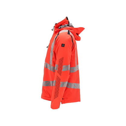 Winterjacke CLIMASCOT®, geringes Gewicht Winterjacke, Hi-vis rot/schwarzblau