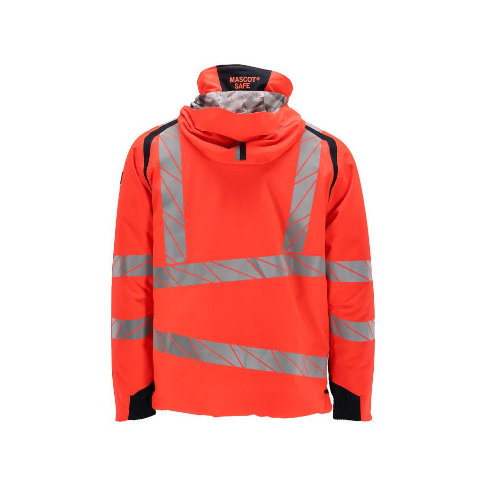 Winterjacke CLIMASCOT®, geringes Gewicht Winterjacke, Hi-vis rot/schwarzblau