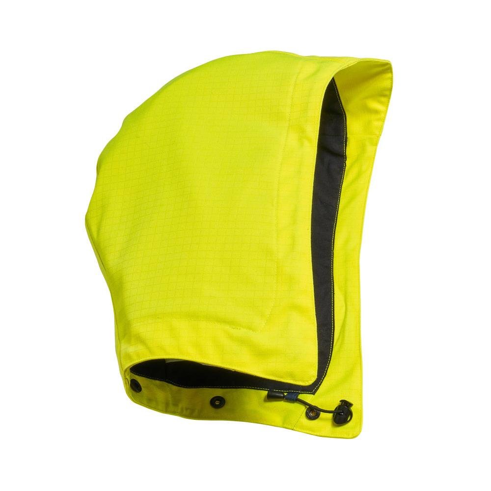 Kapuze für Schutzhelm, regulierbar Kapuze Größe ONE, hi-vis gelb | Packung (1 Stück)