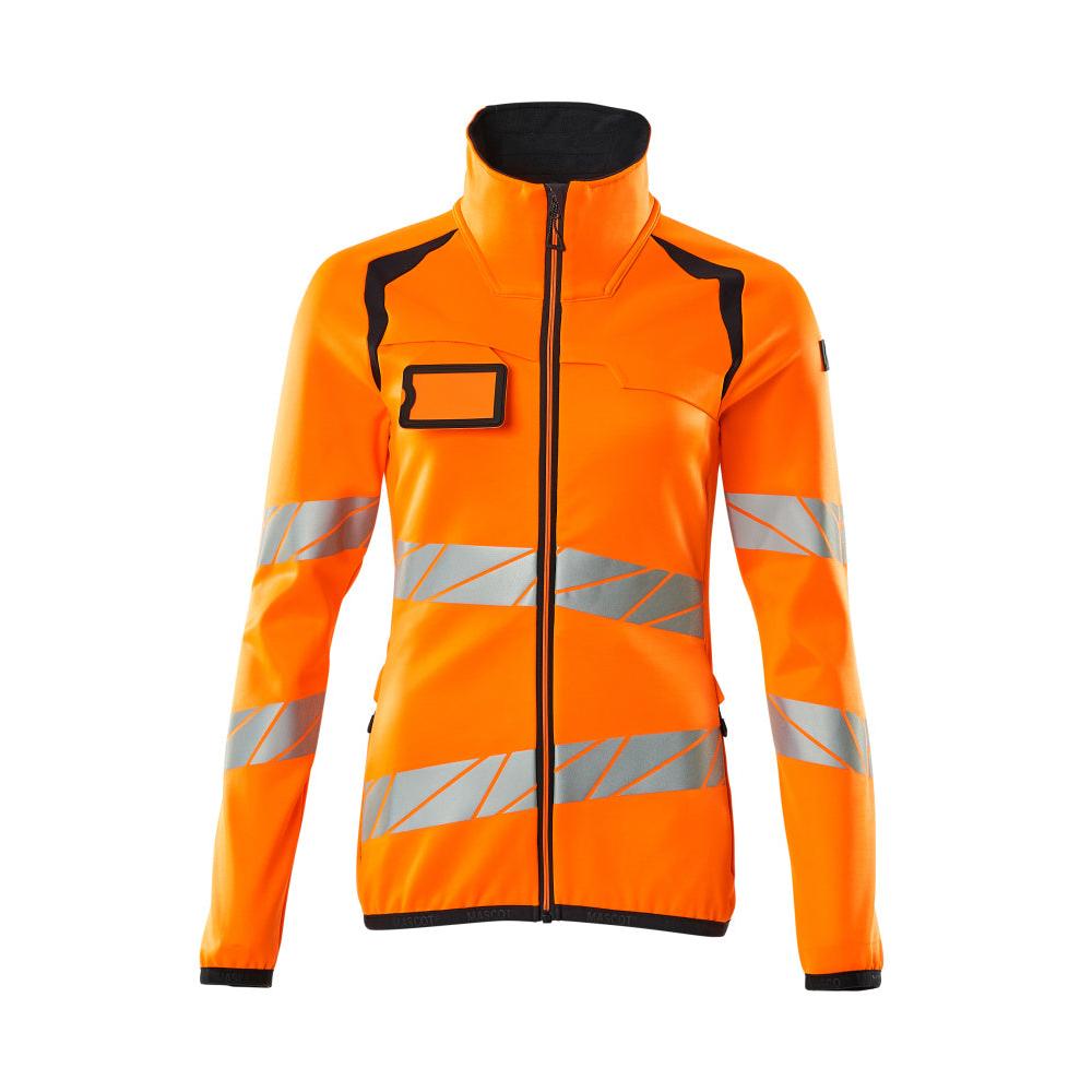 Fleecepullover mit Reißverschluss, Damen Microfleecejacke Multisafe