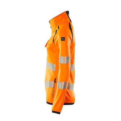 Fleecepullover mit Reißverschluss, Damen Microfleecejacke Multisafe
