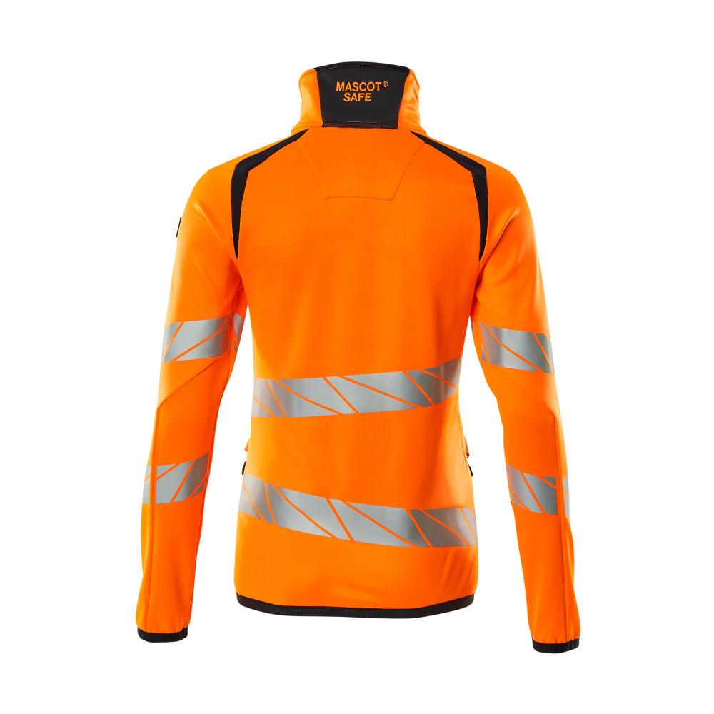 Fleecepullover mit Reißverschluss, Damen Microfleecejacke Multisafe