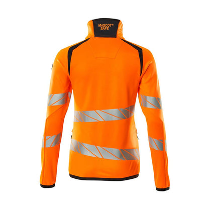 Fleecepullover mit Reißverschluss, Damen Microfleecejacke Multisafe