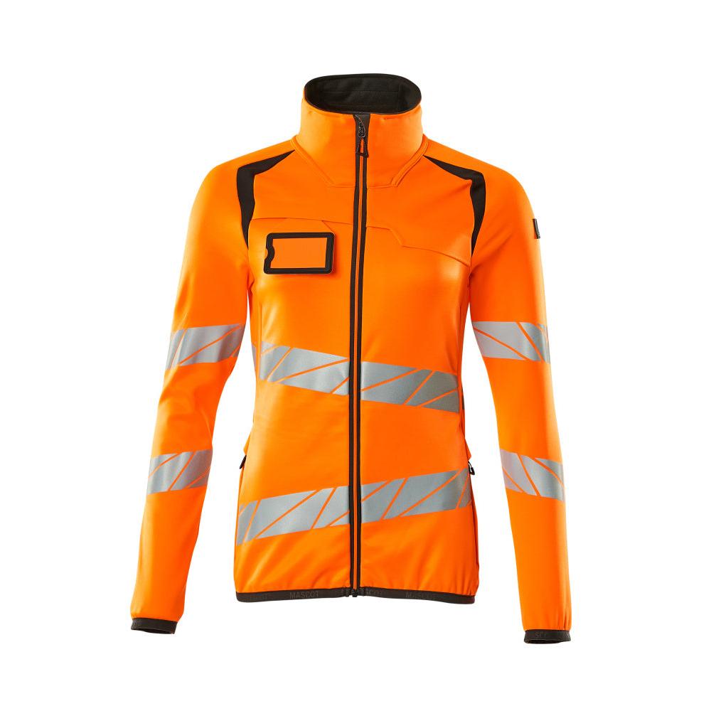 Fleecepullover mit Reißverschluss, Damen Microfleecejacke Multisafe