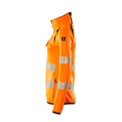 Fleecepullover mit Reißverschluss, Damen Microfleecejacke Multisafe
