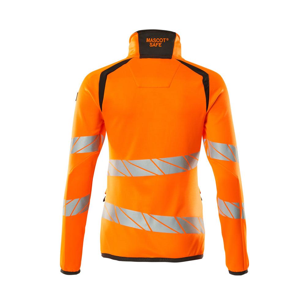 Fleecepullover mit Reißverschluss, Damen Microfleecejacke Multisafe