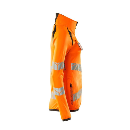 Fleecepullover mit Reißverschluss, Damen Microfleecejacke Multisafe