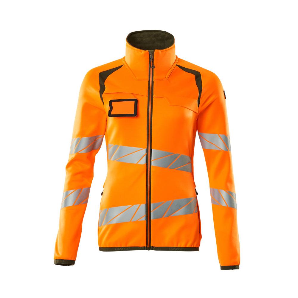 Fleecepullover mit Reißverschluss, Damen Microfleecejacke Multisafe