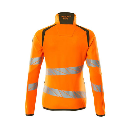 Fleecepullover mit Reißverschluss, Damen Microfleecejacke Multisafe
