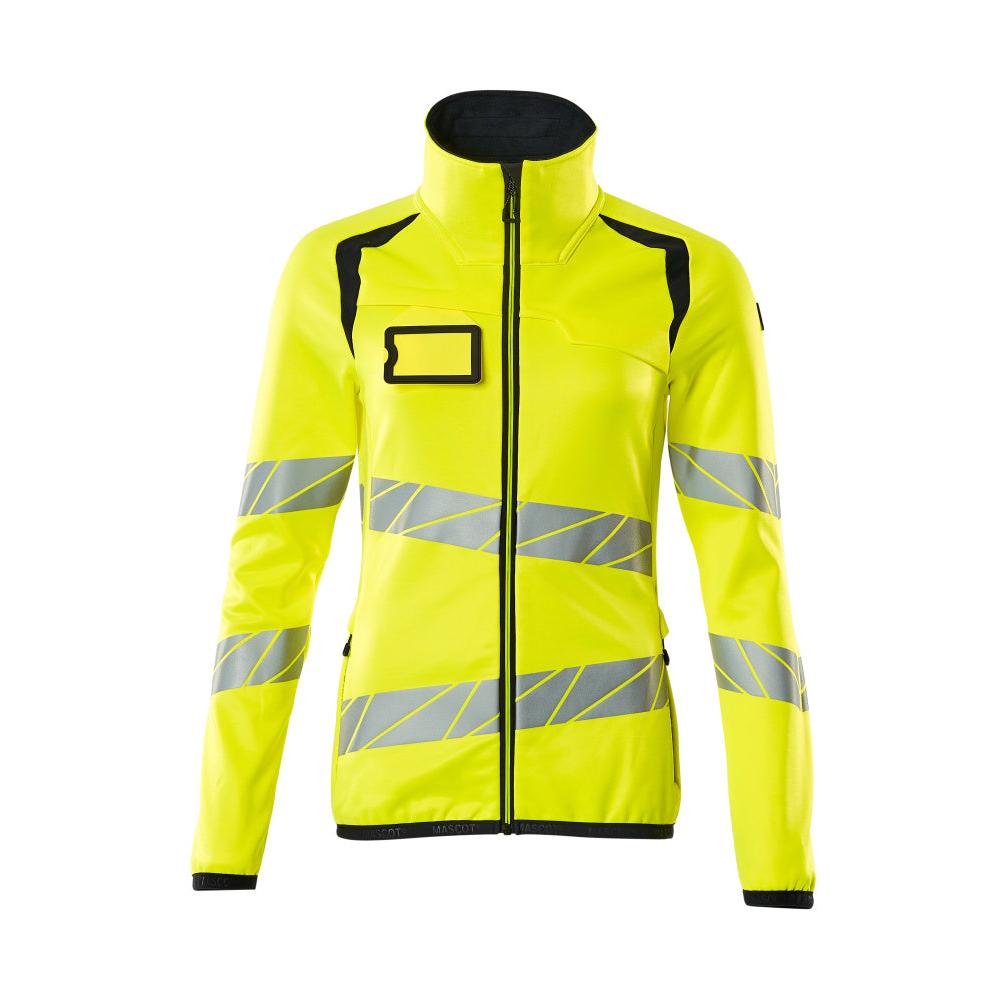 Fleecepullover mit Reißverschluss, Damen Microfleecejacke Multisafe