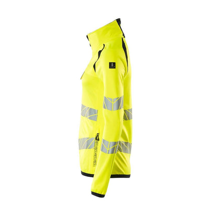 Fleecepullover mit Reißverschluss, Damen Microfleecejacke Multisafe
