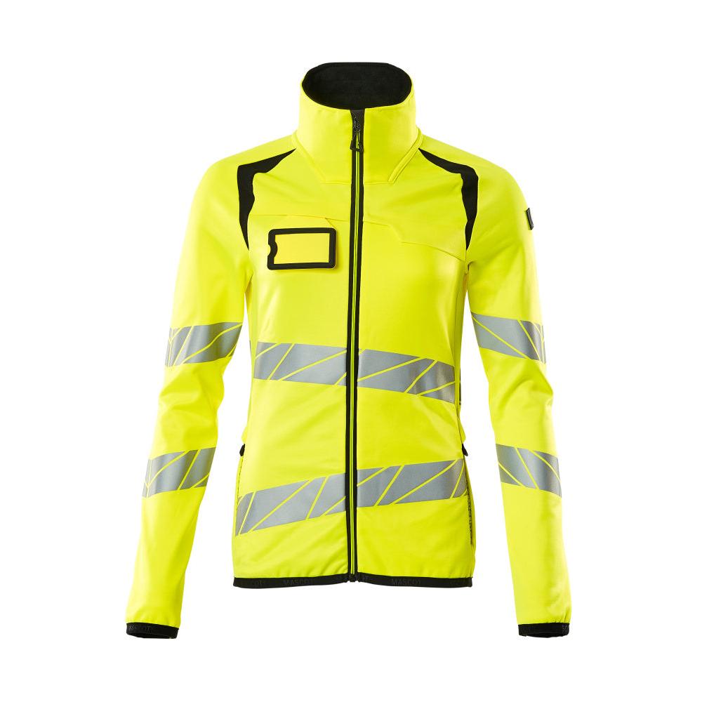 Fleecepullover mit Reißverschluss, Damen Microfleecejacke Multisafe