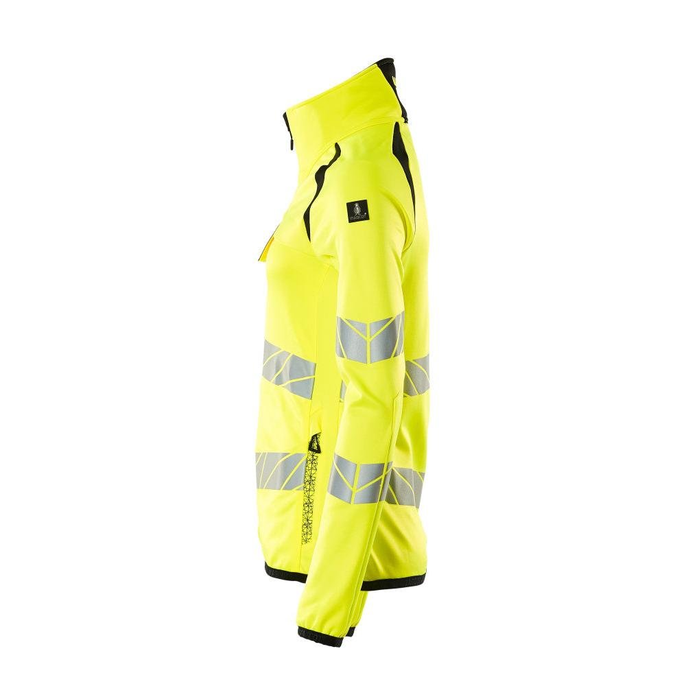 Fleecepullover mit Reißverschluss, Damen Microfleecejacke Multisafe