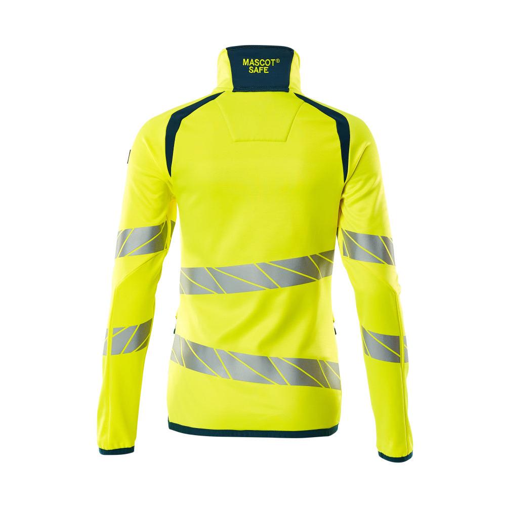 Fleecepullover mit Reißverschluss, Damen Microfleecejacke Multisafe