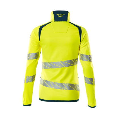 Fleecepullover mit Reißverschluss, Damen Microfleecejacke Multisafe