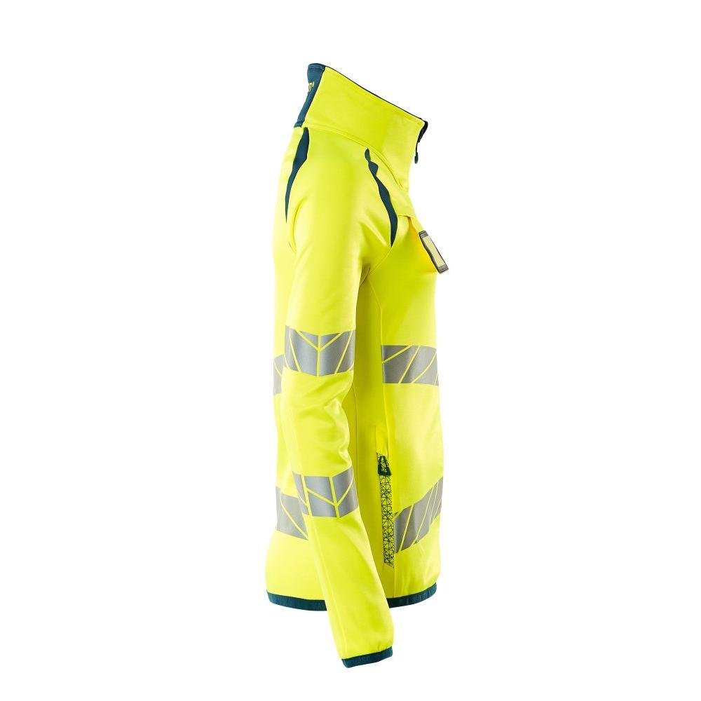 Fleecepullover mit Reißverschluss, Damen Microfleecejacke Multisafe