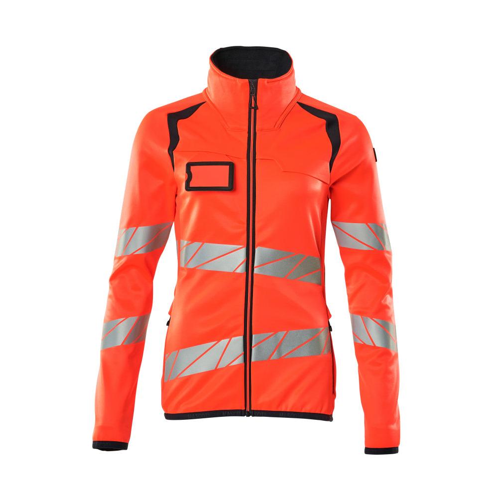 Fleecepullover mit Reißverschluss, Damen Microfleecejacke Multisafe