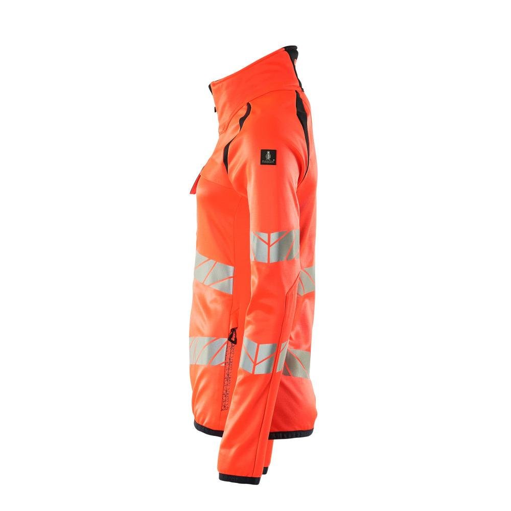 Fleecepullover mit Reißverschluss, Damen Microfleecejacke Multisafe
