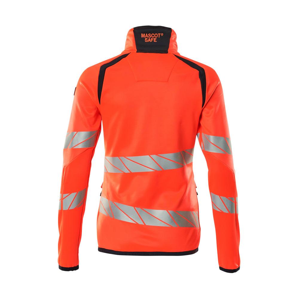 Fleecepullover mit Reißverschluss, Damen Microfleecejacke Multisafe