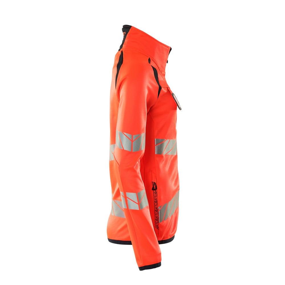 Fleecepullover mit Reißverschluss, Damen Microfleecejacke Multisafe