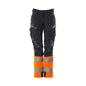 Pants, women, DIAMOND, knee pockets, stretch pants