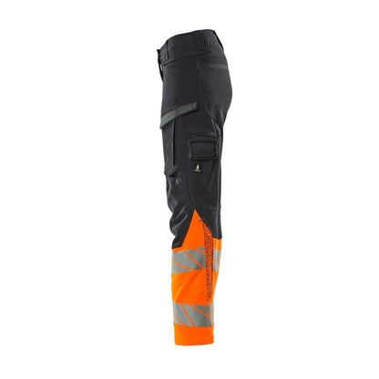 Pants, women, DIAMOND, knee pockets, stretch pants
