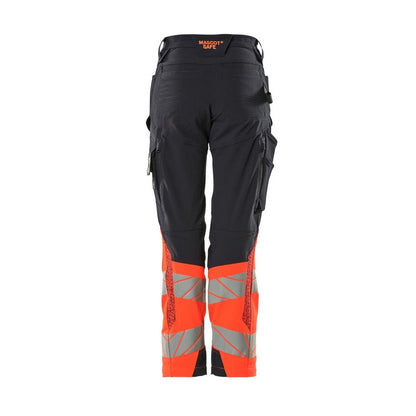 Pants, women, DIAMOND, knee pockets, stretch pants