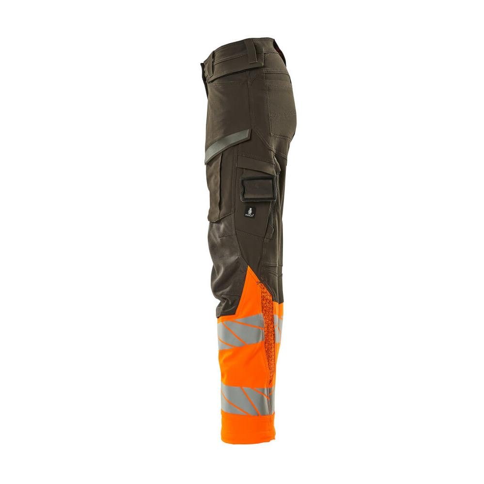 Hose, Damen,DIAMOND, Knietaschen,Stretch Hose