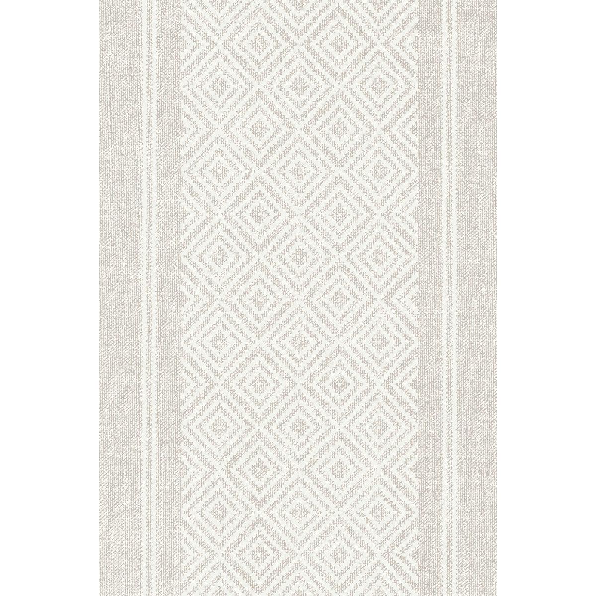 A beige-white wallpaper with a repeating geometric diamond pattern and dotted details complements your table decoration, especially when combined with high-quality Dunilin napkins 40 x 60 cm 1/4 fold by Duni GmbH.