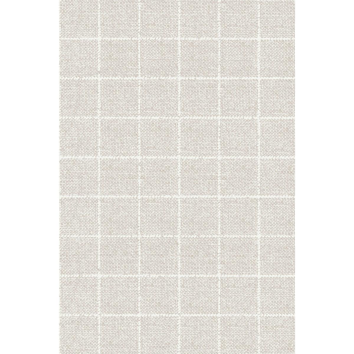 The close-up of Dunilin napkins 40 x 60 cm 1/4 fold by Duni GmbH shows a light beige fabric with a white grid pattern, which is perfect for high-quality napkins and stylish table decoration due to its elegant structure.