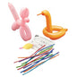 The kit PAPSTAR GmbH modeling balloons (115 cm, 30 colorful balloons) includes a pump and instructions for modeling balloons.
