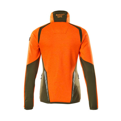 Fleecepullover mit Reißverschluss, Damen Microfleecejacke
