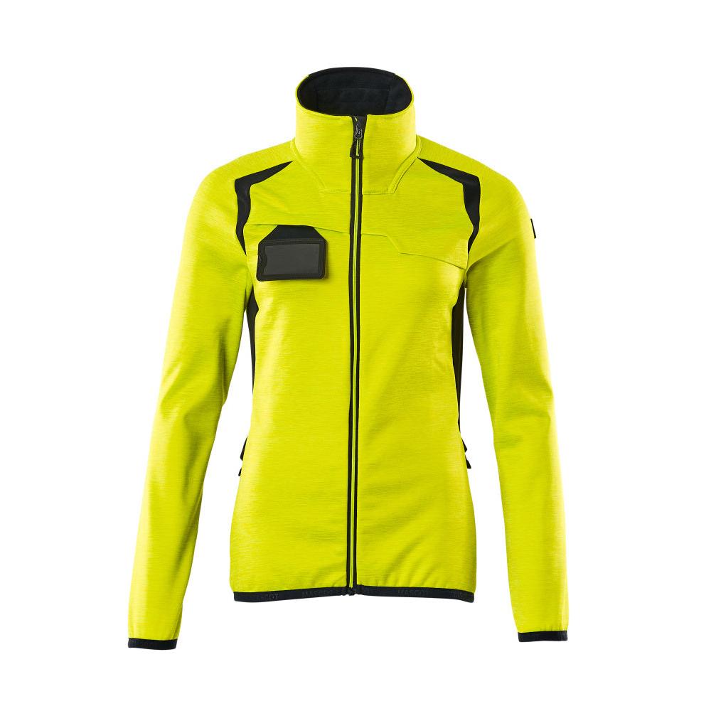 Fleecepullover mit Reißverschluss, Damen Microfleecejacke