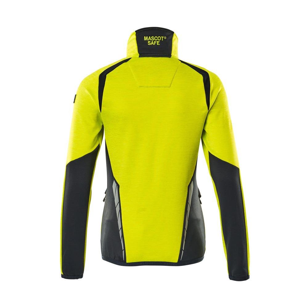 Fleecepullover mit Reißverschluss, Damen Microfleecejacke