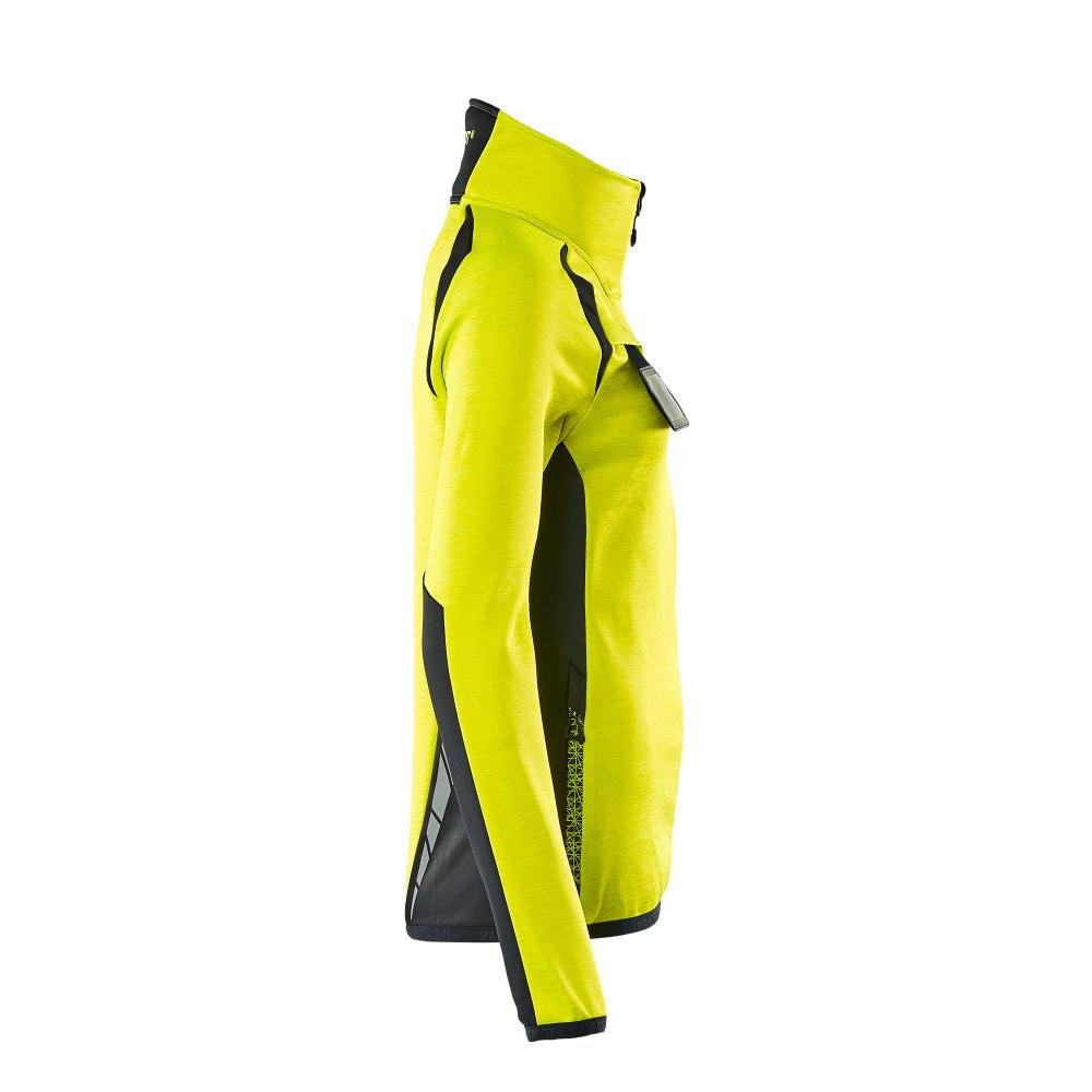 Fleecepullover mit Reißverschluss, Damen Microfleecejacke