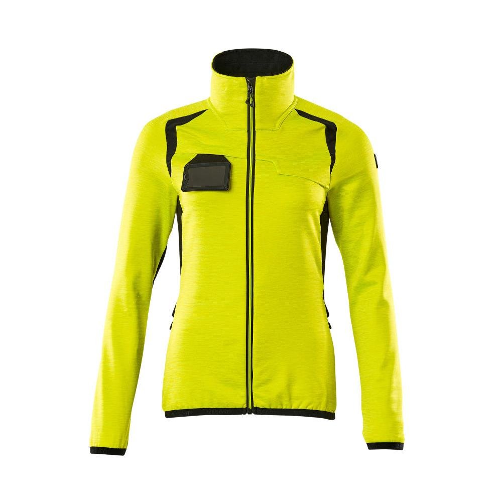 Fleecepullover mit Reißverschluss, Damen Microfleecejacke