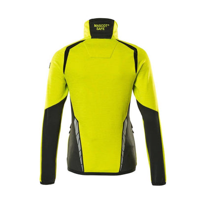 Fleecepullover mit Reißverschluss, Damen Microfleecejacke