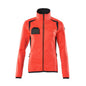 Fleece pullover with zip, women's microfleece jacket