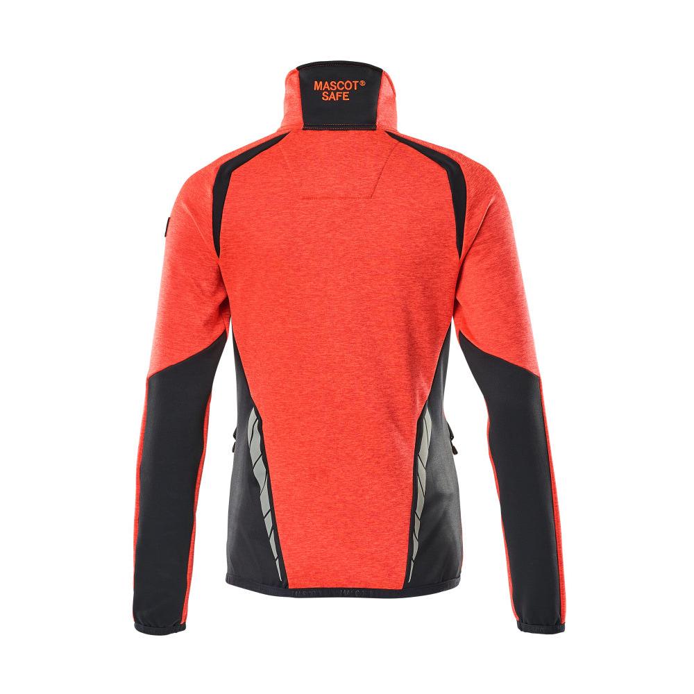 Fleecepullover mit Reißverschluss, Damen Microfleecejacke