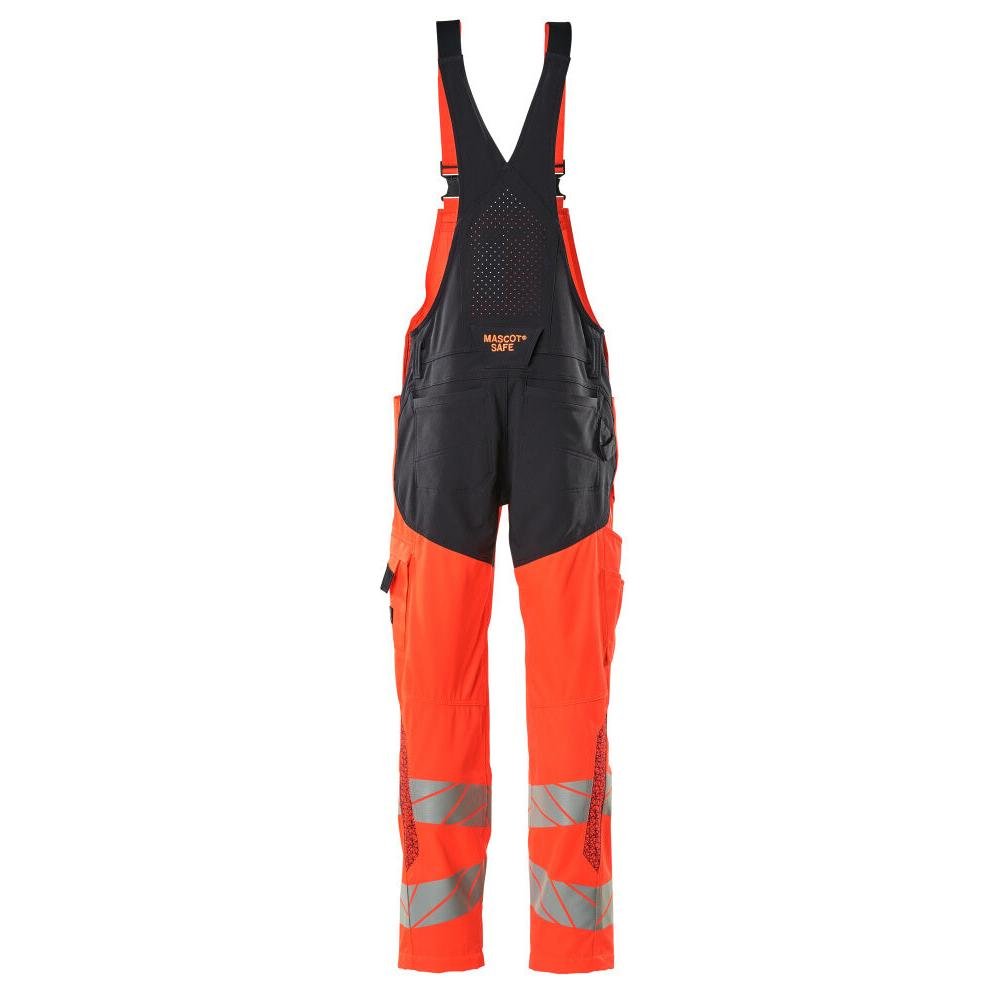 Latzhose, Knietaschen, Stretch-Einsätze Latzhose