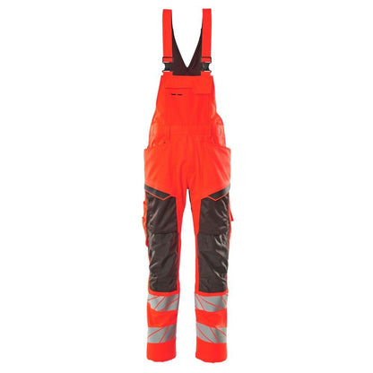 Latzhose, Knietaschen, Stretch-Einsätze Latzhose